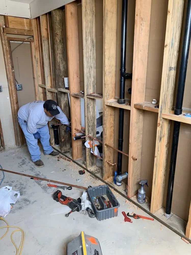 Commercial rough-in plumbing for Water Heater Replacement in Huber Heights